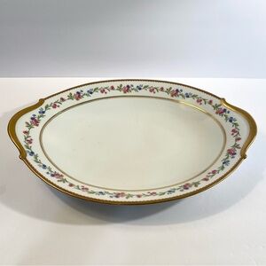 Raynaud Limoges France Country Flowers 16” Oval Serving Platter Porcelain China